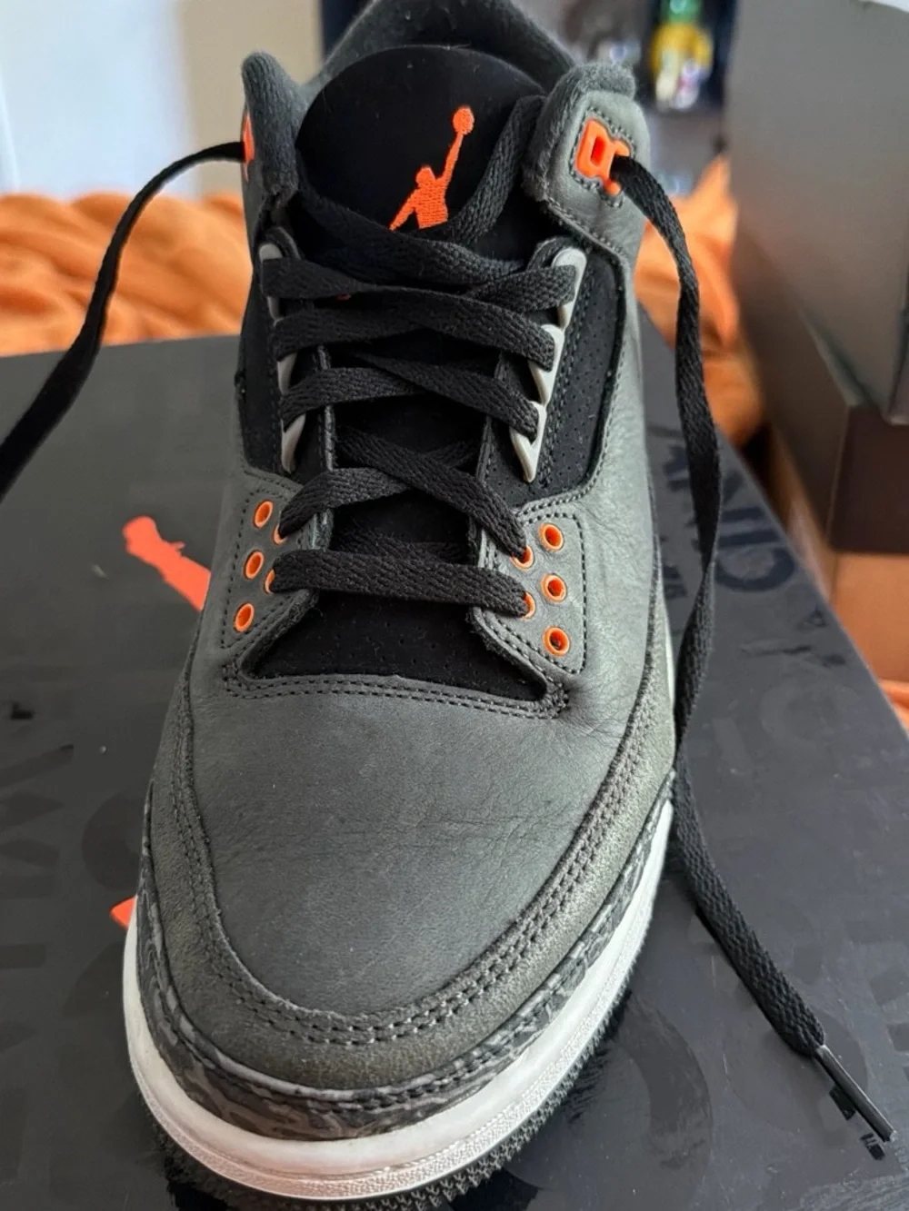 Jordan Men's Sneakers Black and Gray